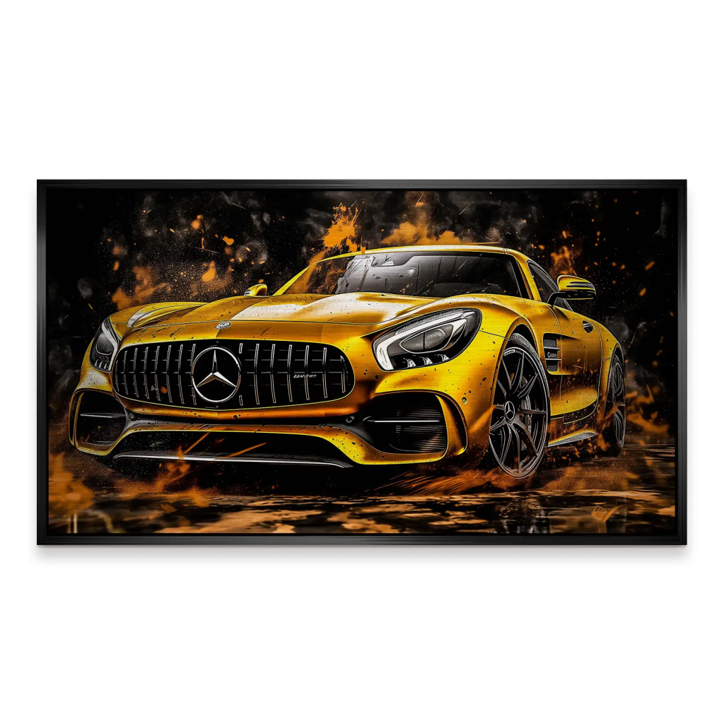 Mercedes AMG GT Modern Style Style Alu Gebürstet INGALERIE