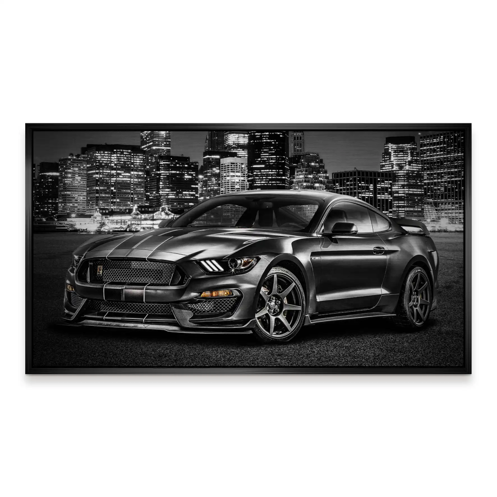 Ford Mustang Black City Alu Gebürstet INGALERIE