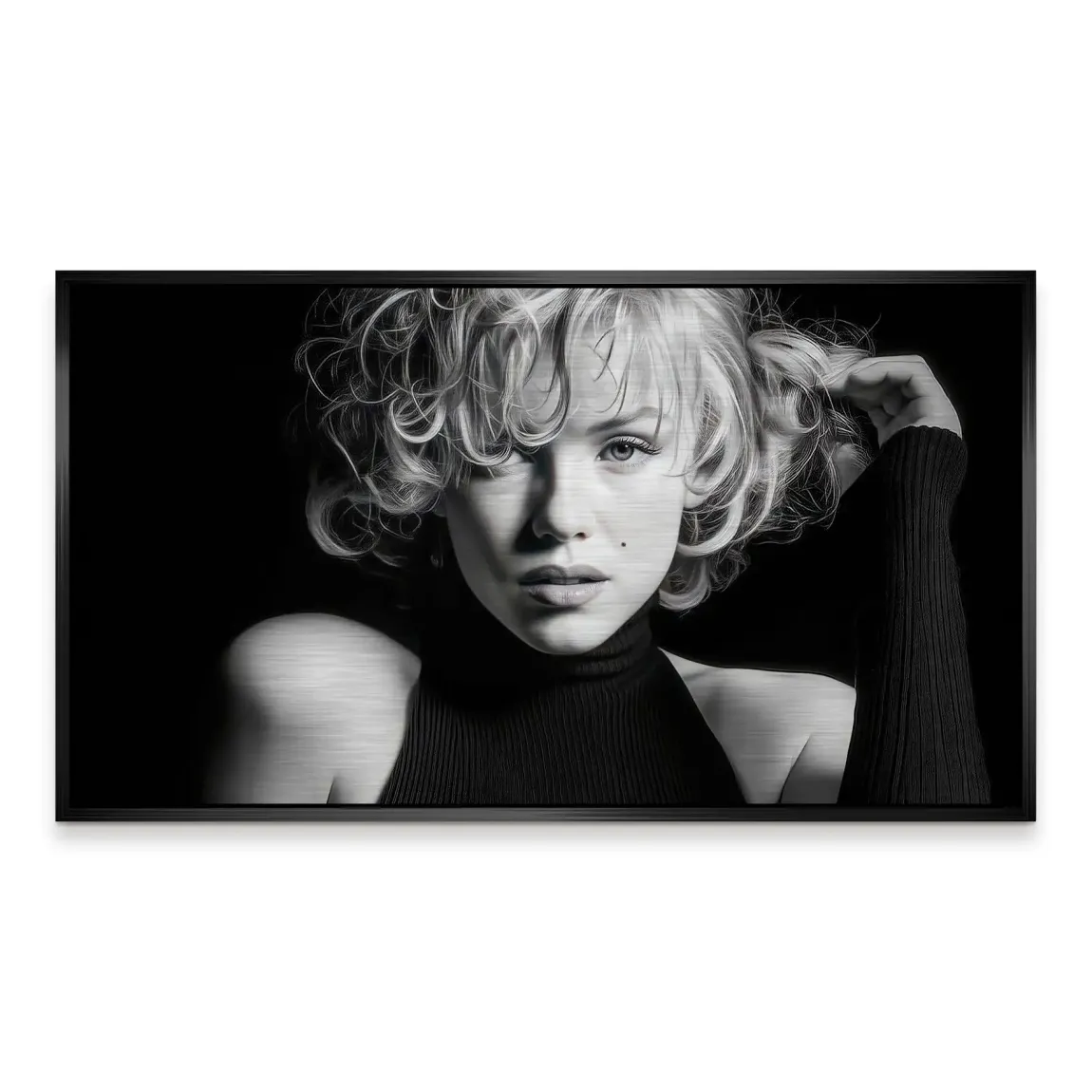 Marilyn Monroe Velvet Icon Alu Gebürstet