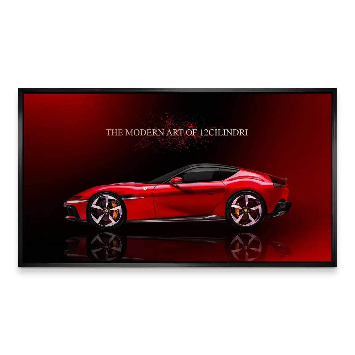 Ferrari Prestige Art Alu Gebürstet