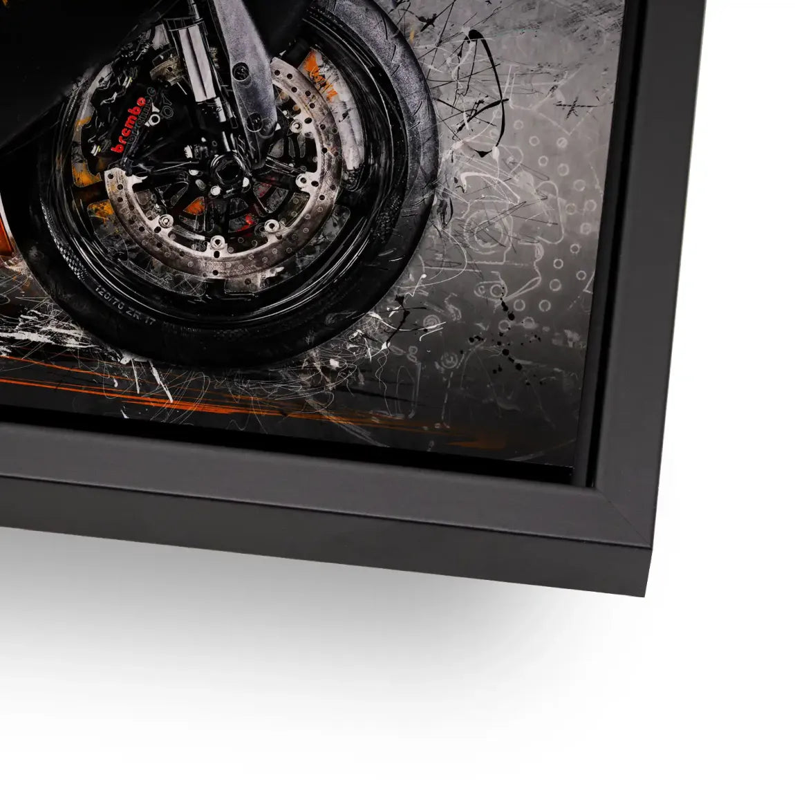 KTM RC8 Abstrakt Alu Gebürstet