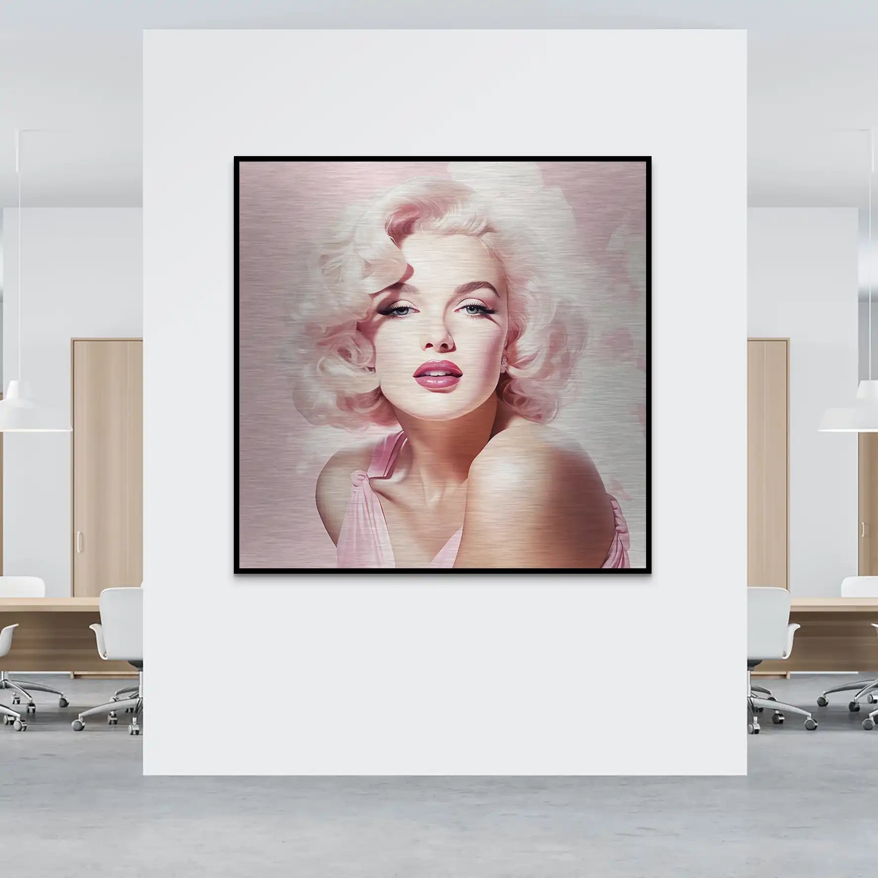 Pink Marilyn Alu Gebürstet INGALERIE