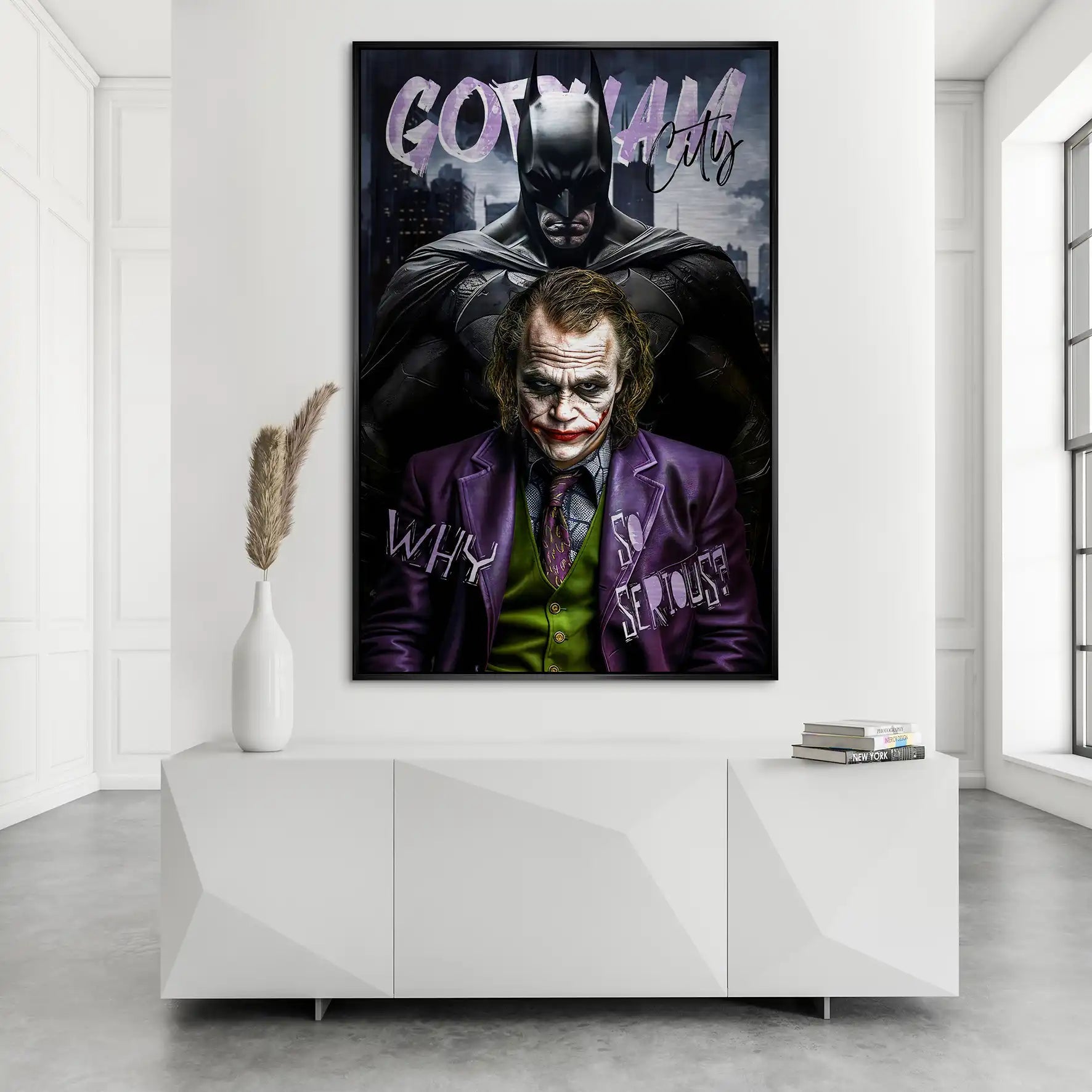 Batman Joker AluDibond Gebürstet INGALERIE