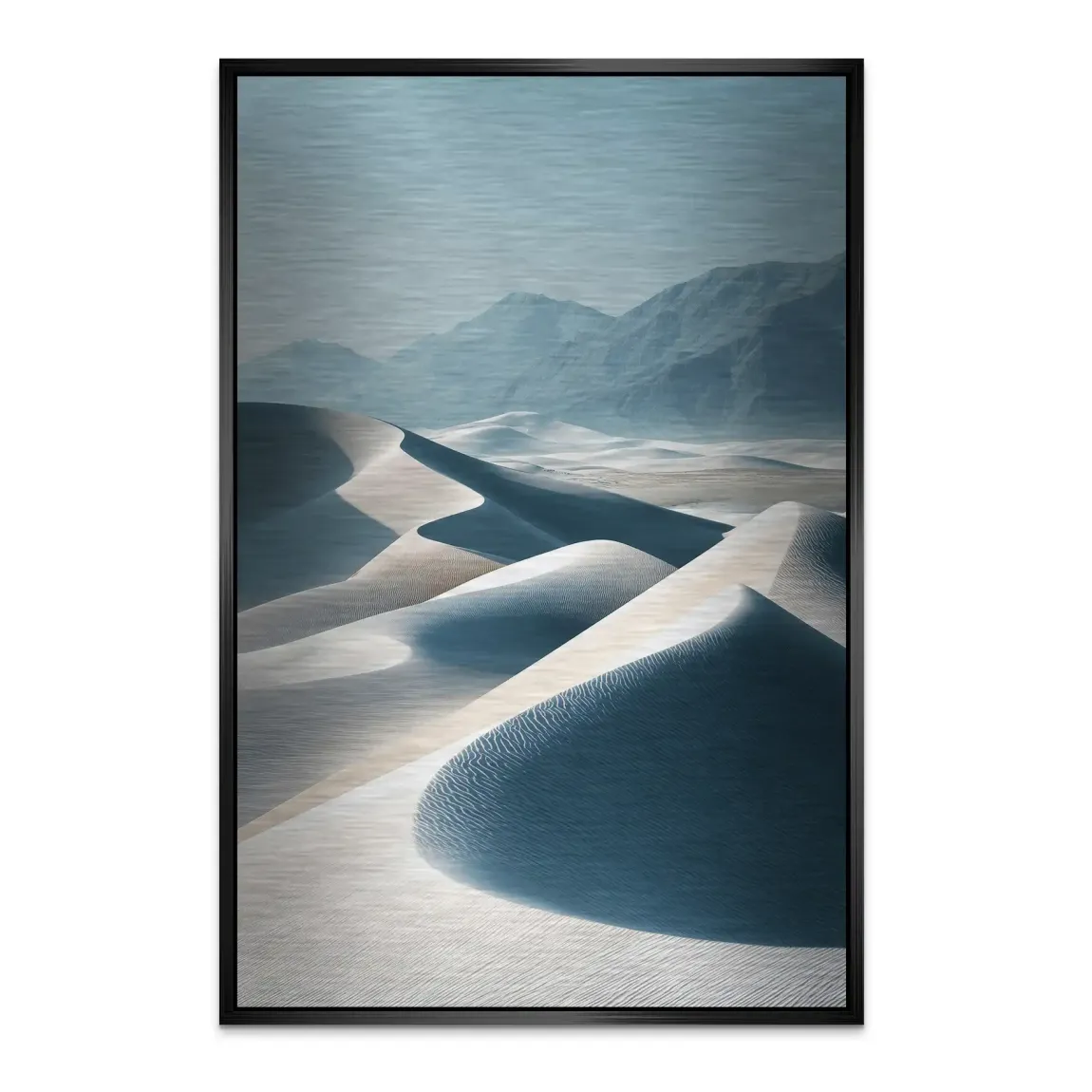 Zeit aus Sand Alu Dibond Bild gebürstet