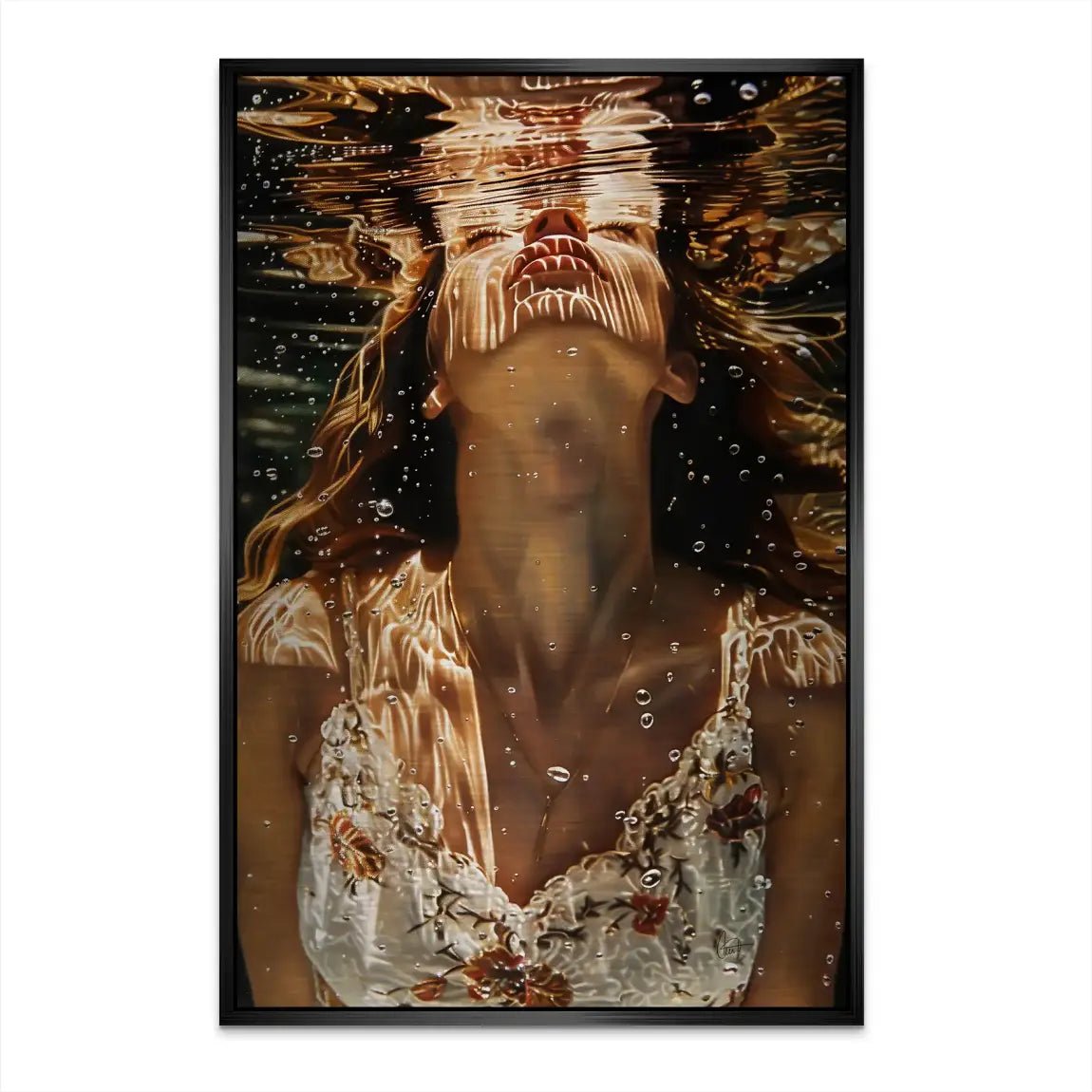 Unter Wasser Beauty Alu Dibond Gebürstet INGALERIE