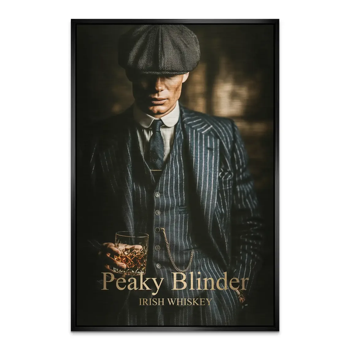 Thomas Shelby Peaky Blinder Alu Dibond Bild gebürstet
