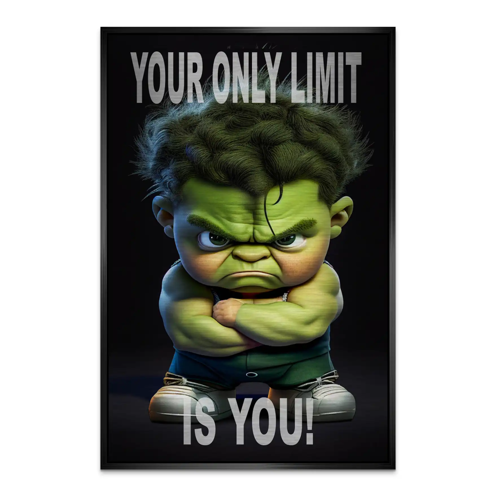 Hulk Your Limit AluDibond Gebürstet INGALERIE