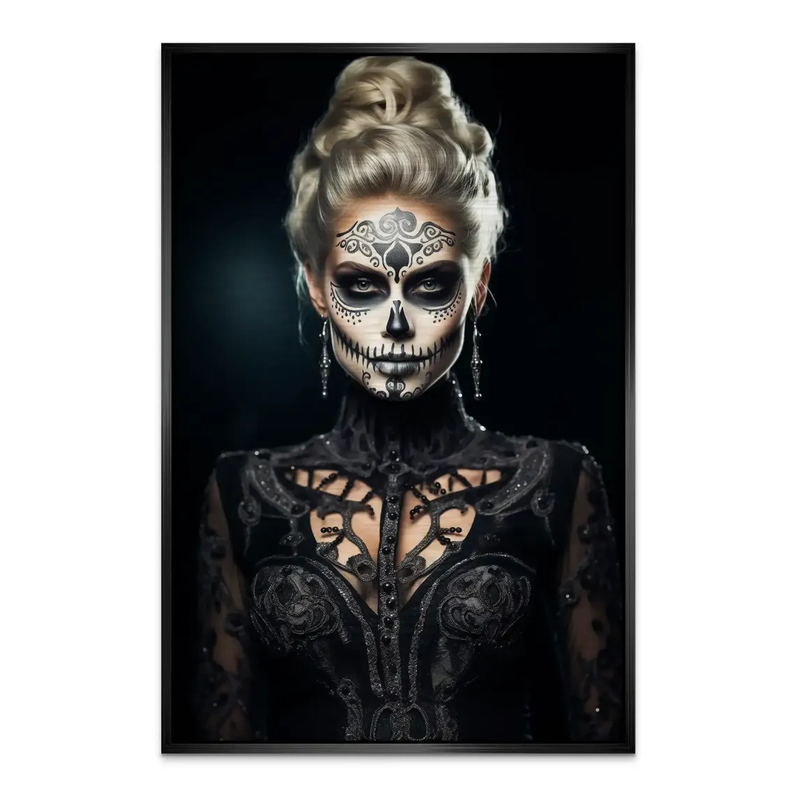 Queen of Shadows Alu Dibond Bild gebürstet - INGALERIE | Dein Onlineshop für moderne Wandbilder