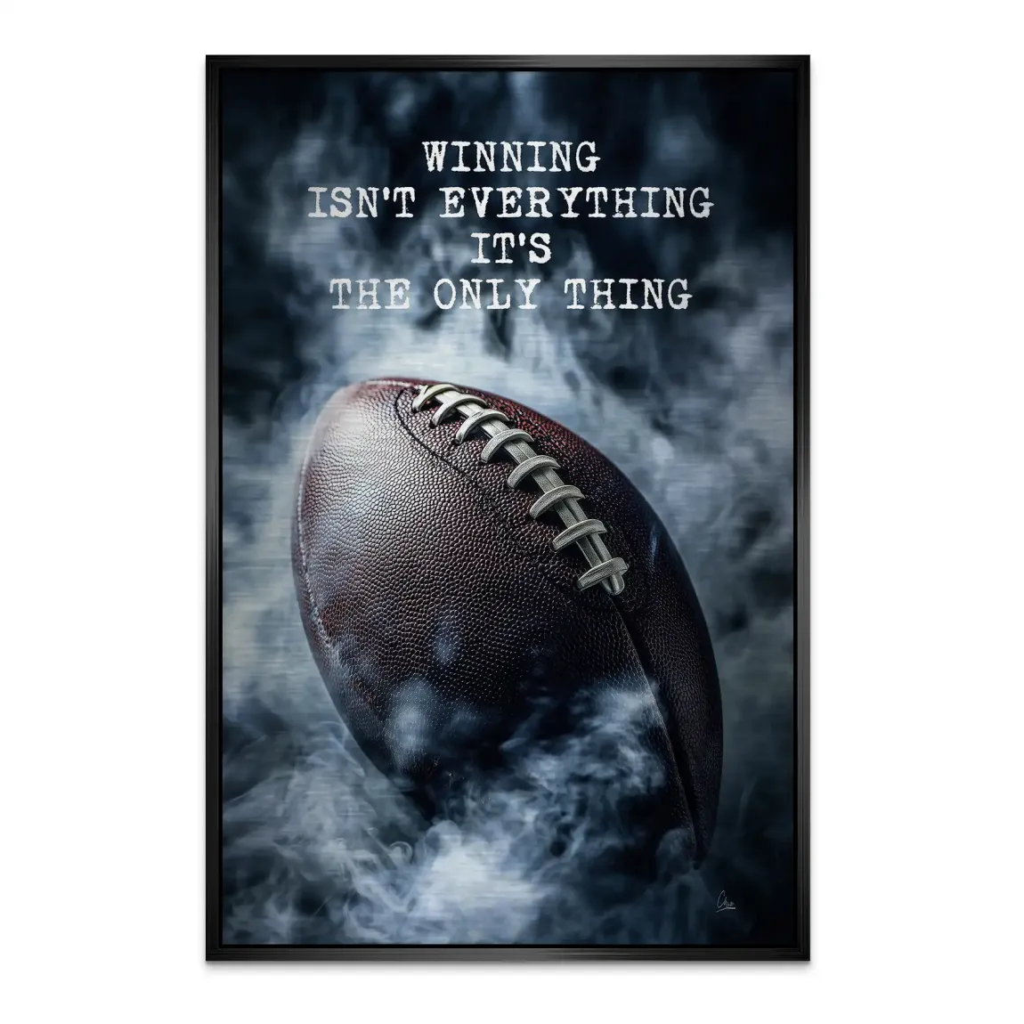 Winning Mindset Alu Dibond Bild gebürstet