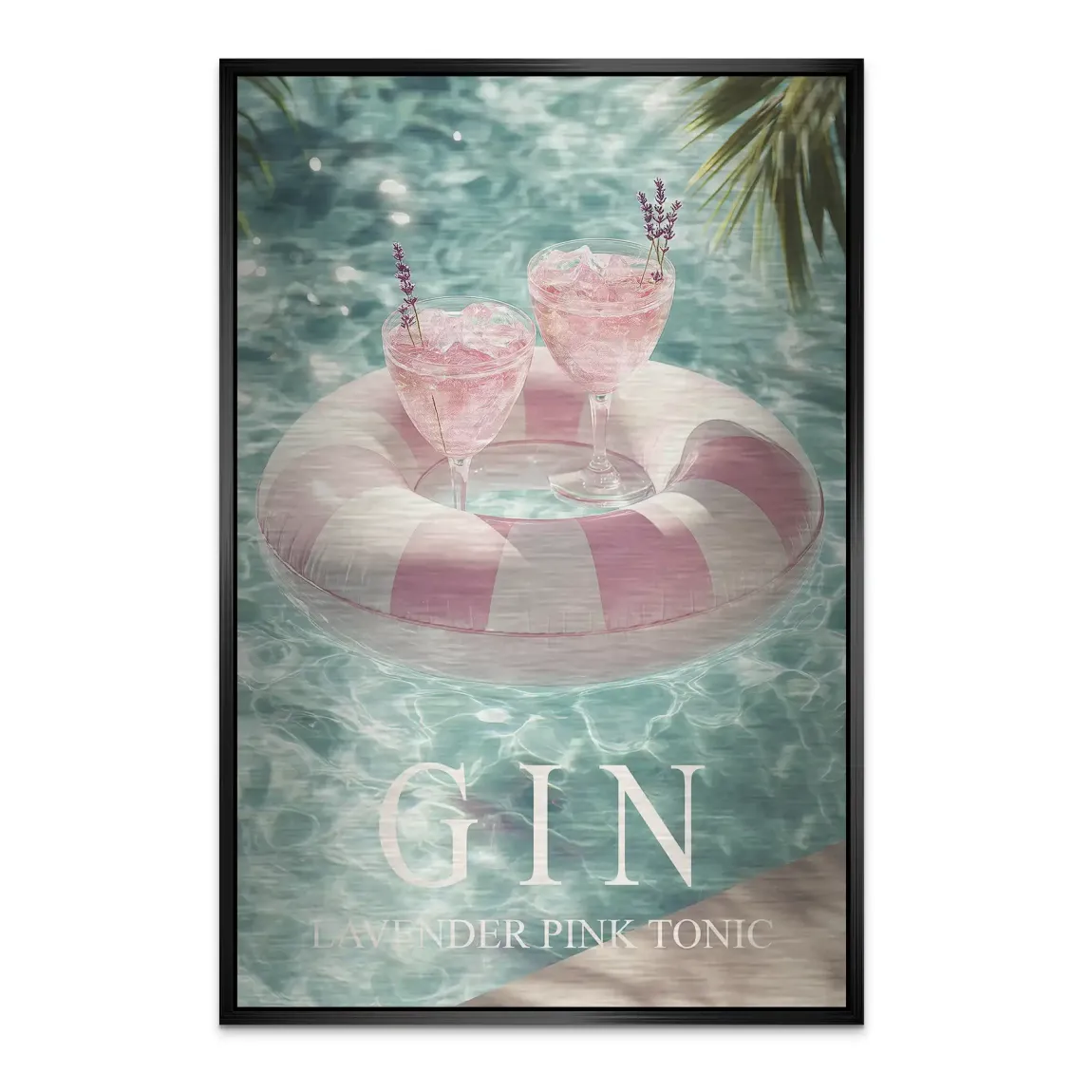 Gin Lavender Dream Alu Dibond Bild gebürstet
