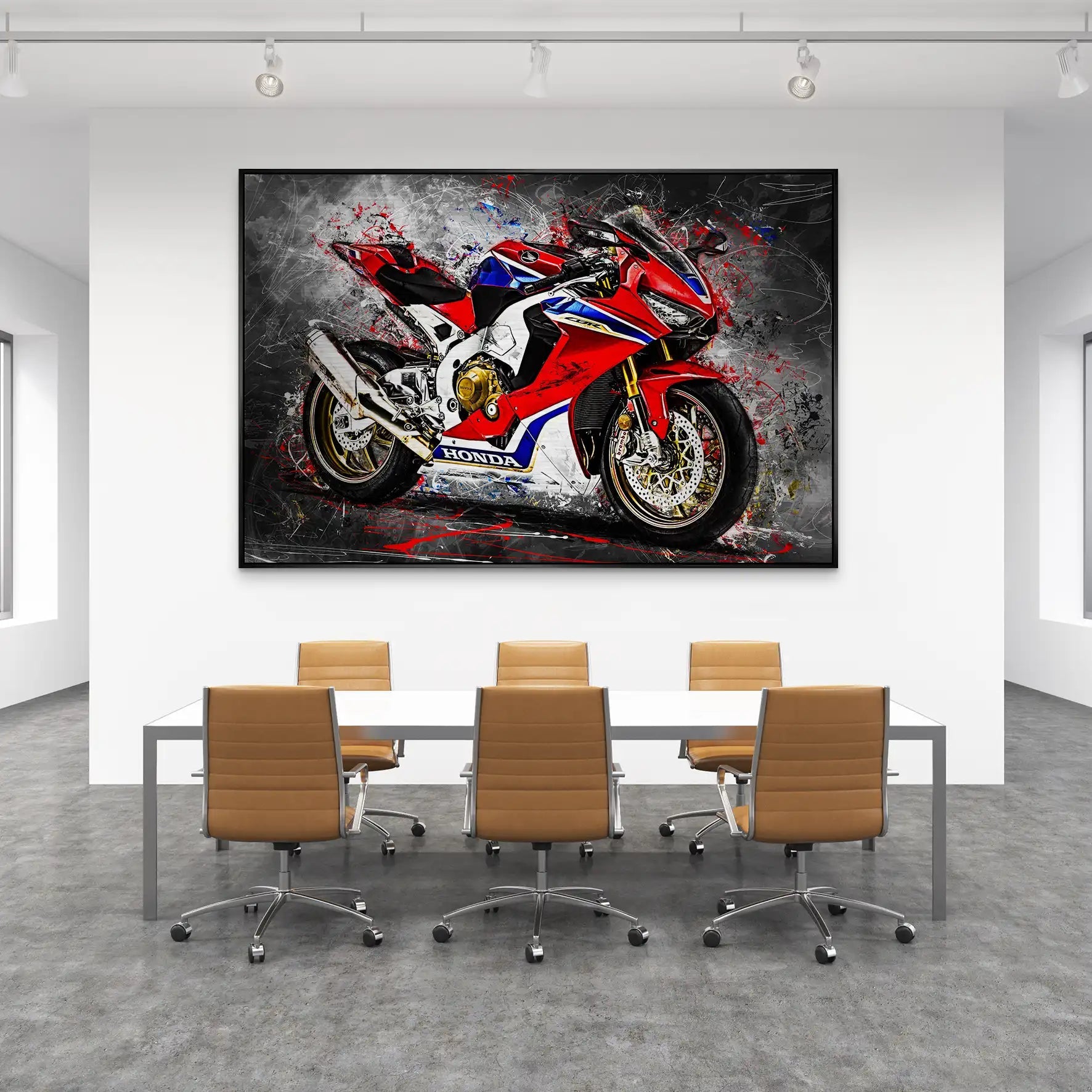 Honda CBR 1000 RR AluDibond Gebürstet INGALERIE