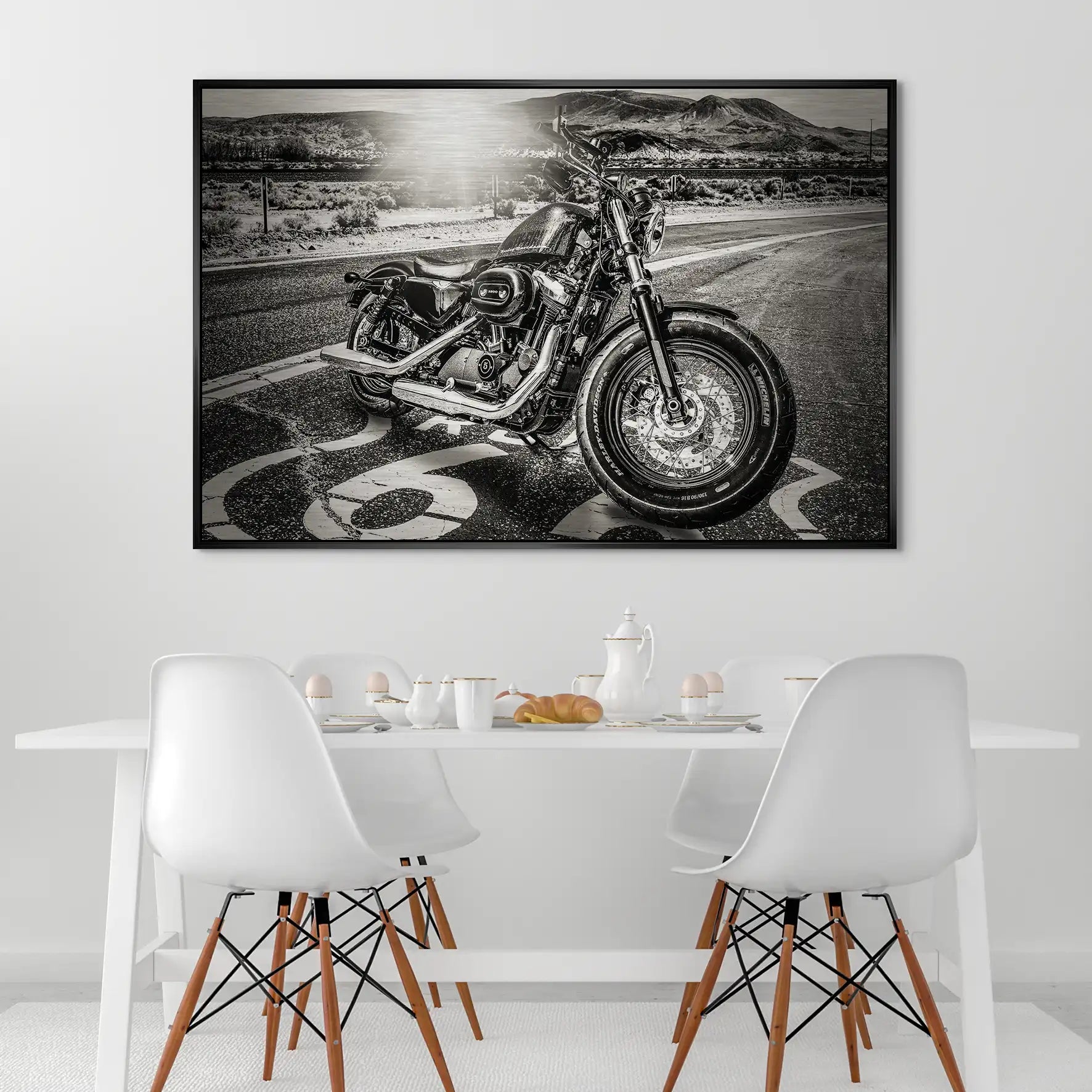 Route Heritage Edition – Harley Alu gebürstet Bild INGALERIE