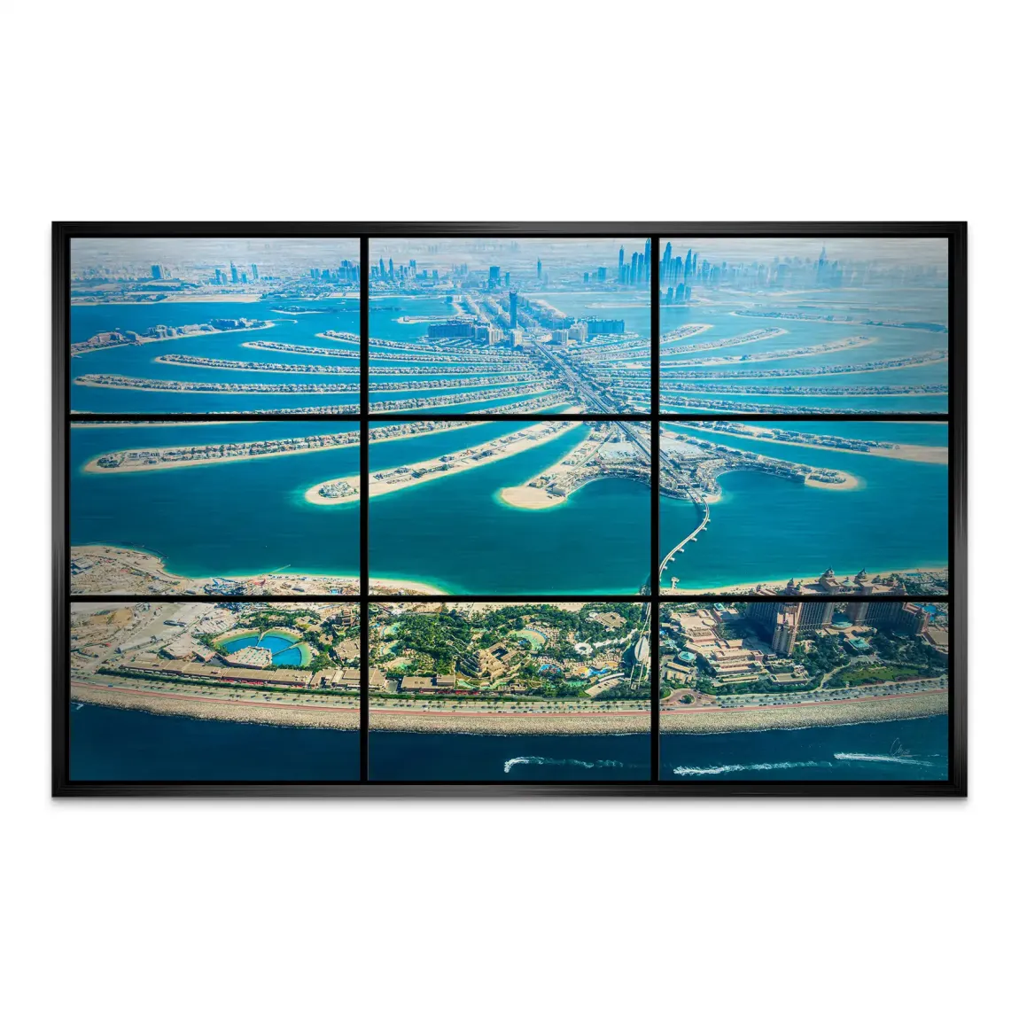 Palm View Dubai AluDibond Gebürstet