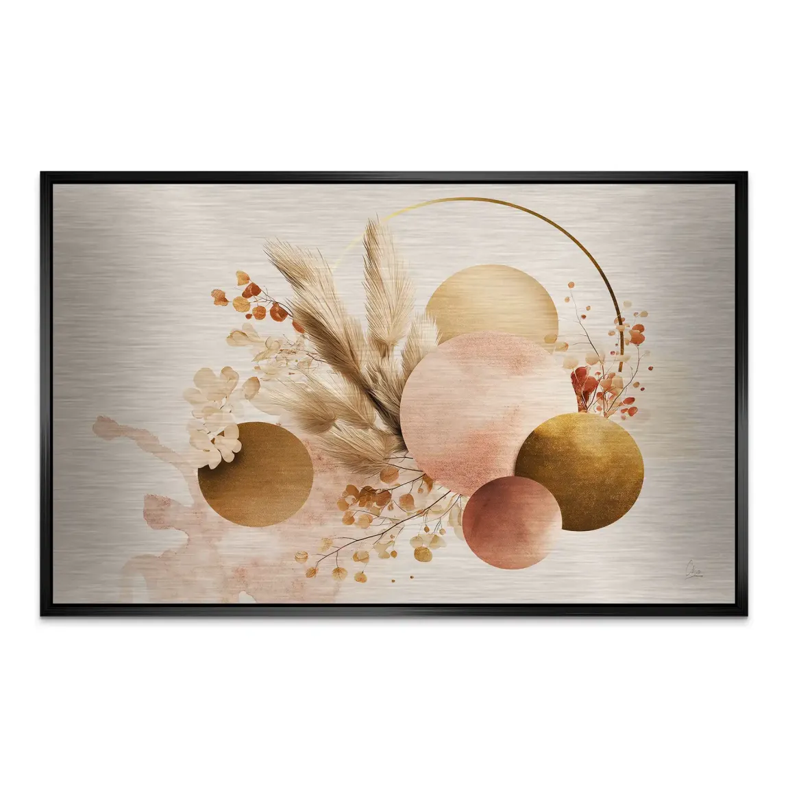 Golden Balance AluDibond Gebürstet