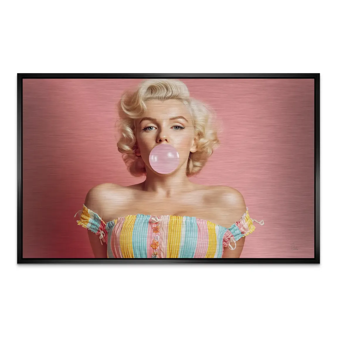 Marilyn Monroe Candy Pop AluDibond Gebürstet