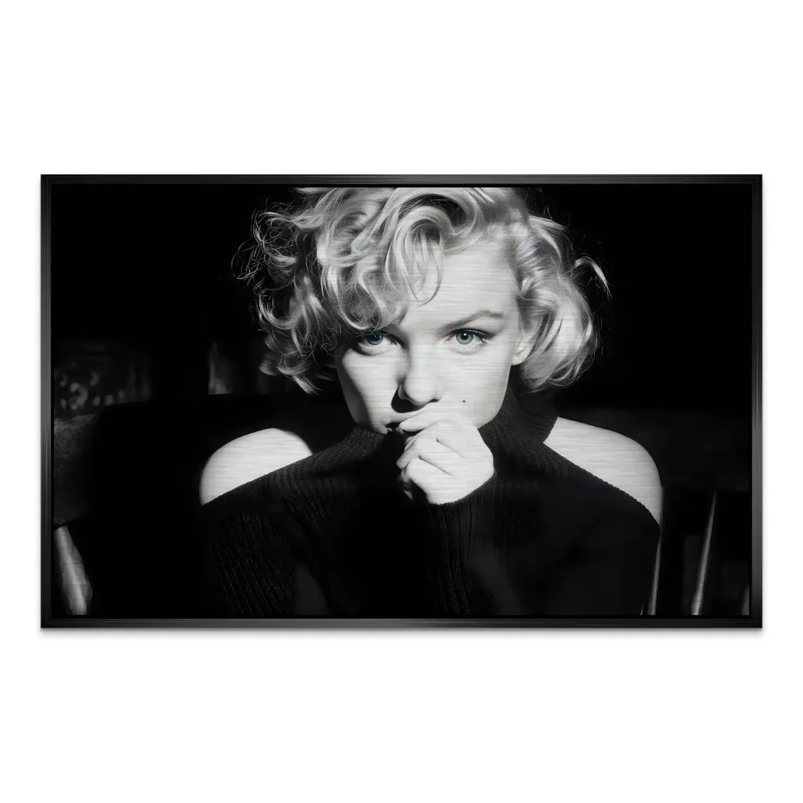 Marilyn Monroe Silent Glamour Alu Dibond Gebürstet INGALERIE