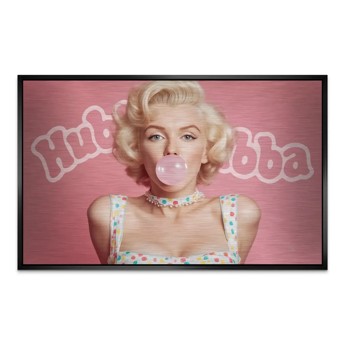 Marilyn Monroe Hubba Glam AluDibond Gebürstet