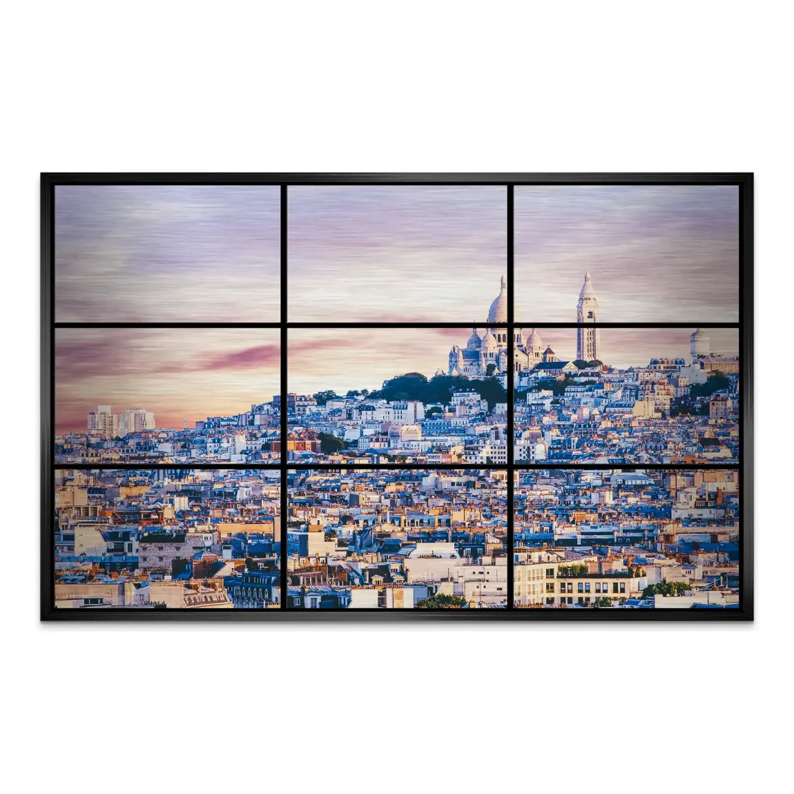 Paris Montmartre AluDibond Gebürstet