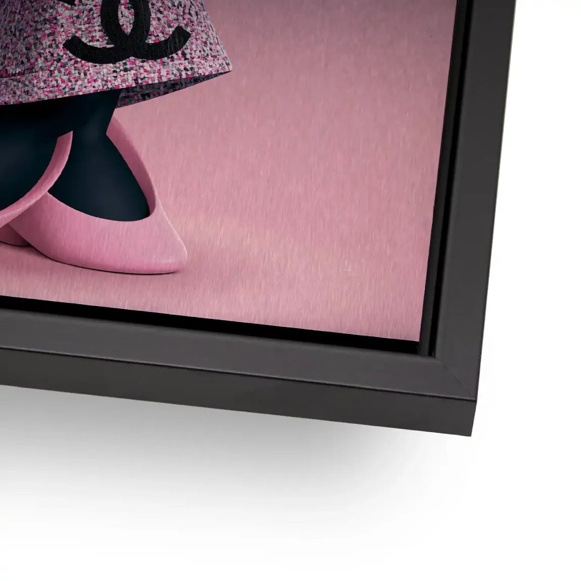 Minnie Maus Moet Aluminiumbild gebürstet