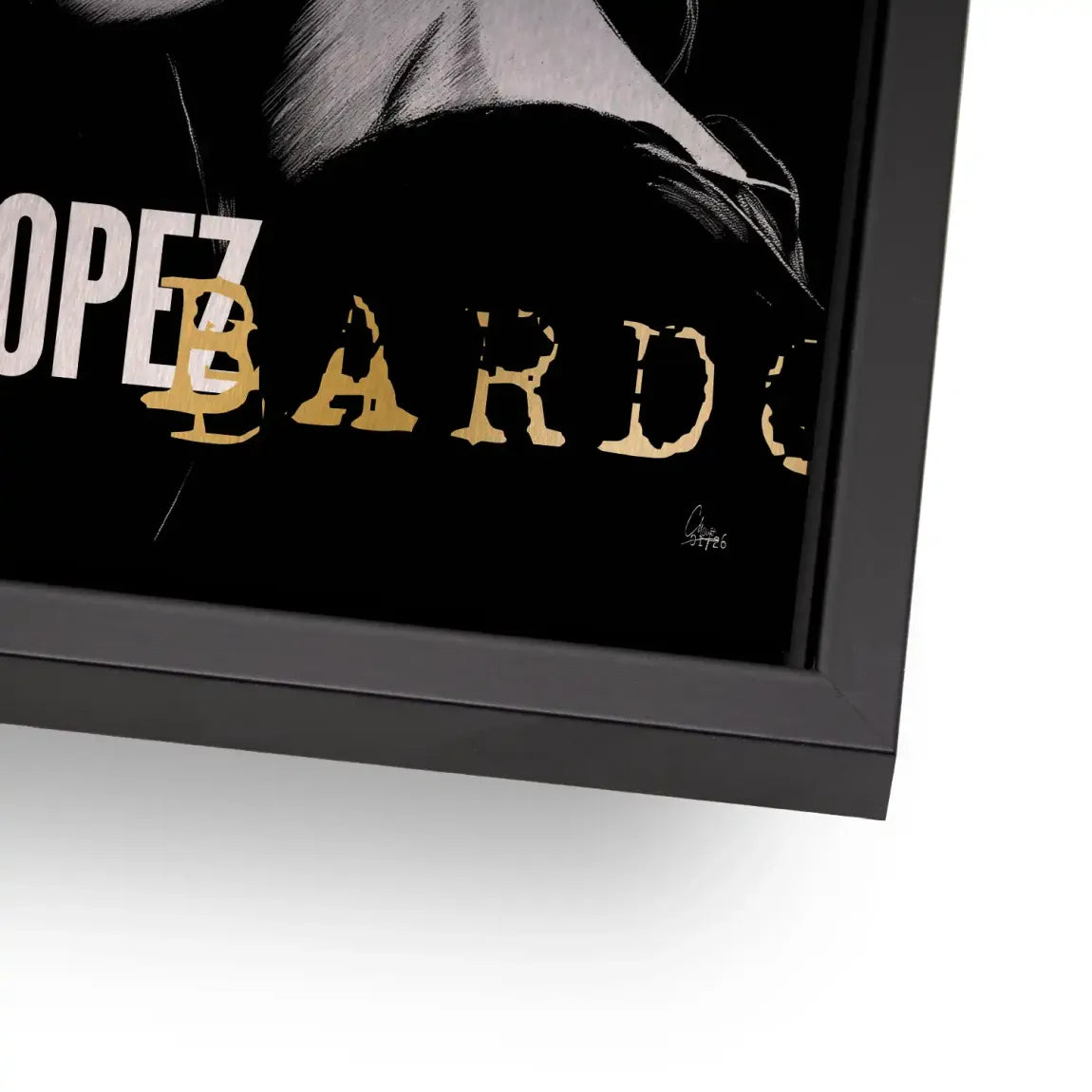 Brigitte Bardot Smoke Alu Gebürstet Bild