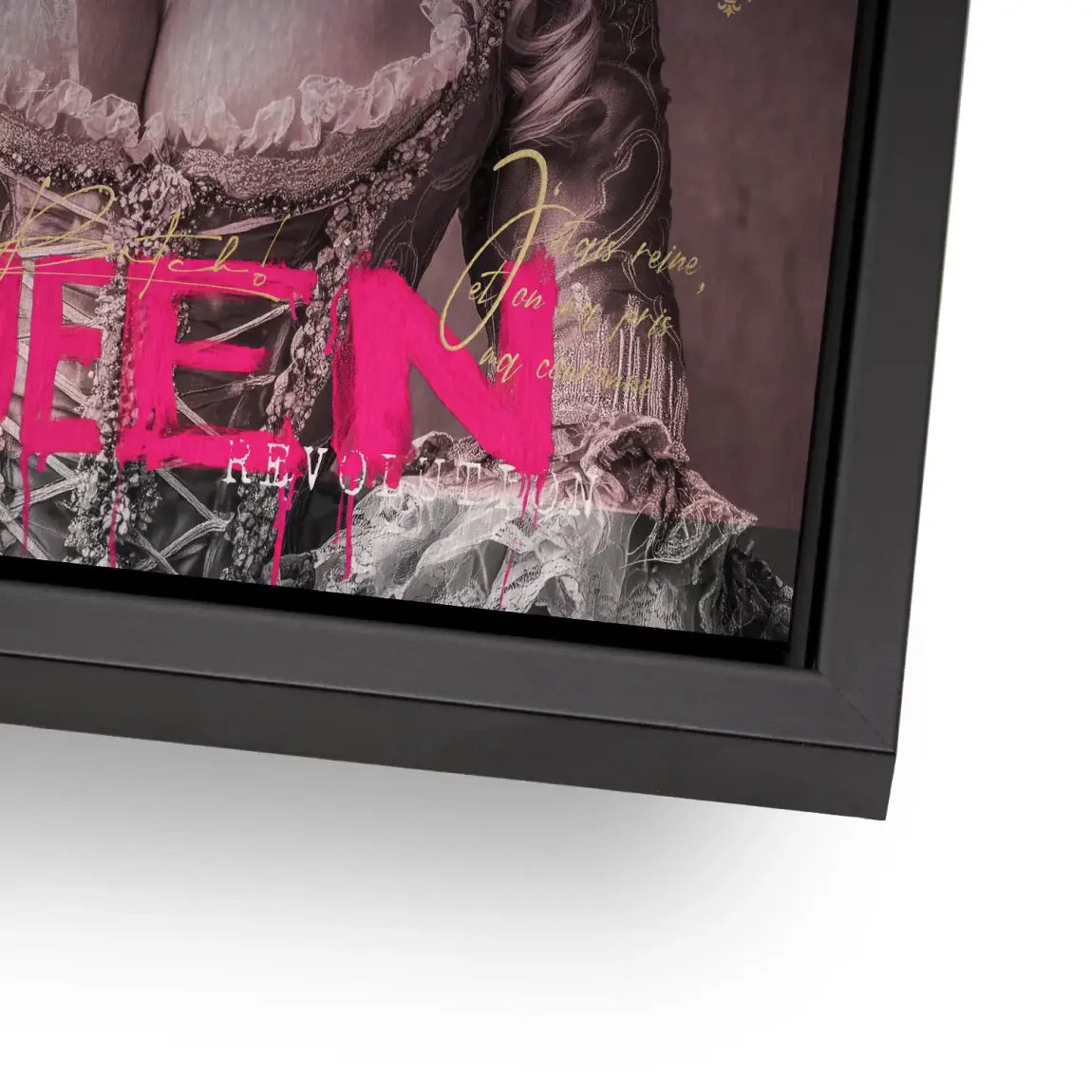 Marie Antoinette Queen Pop Art Alu Gebürstet Bild