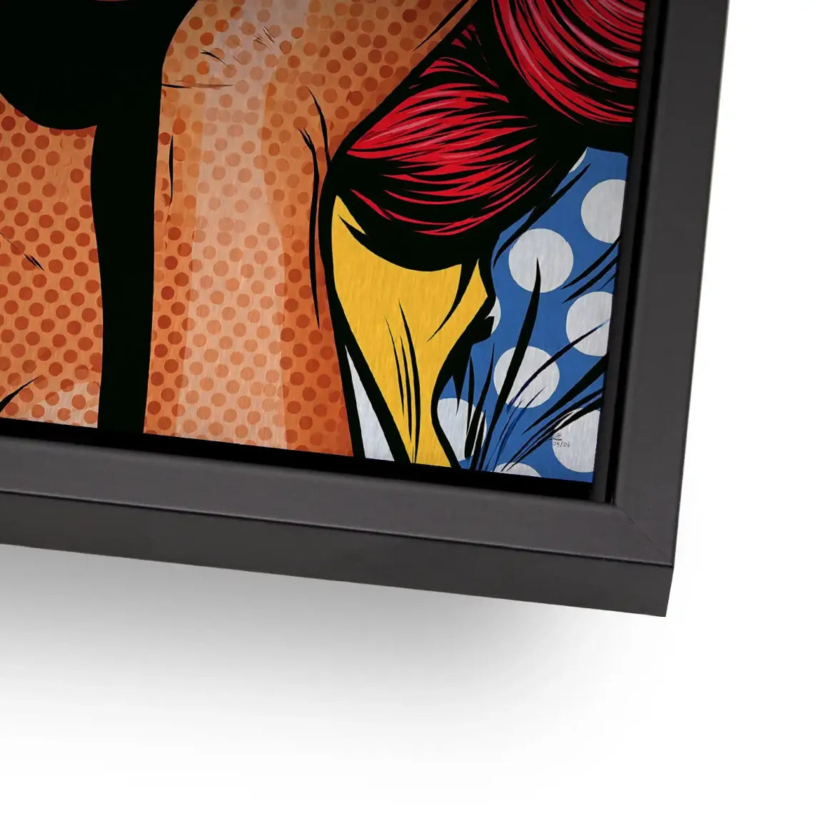 Pop Art Diva Aluminiumbild gebürstet