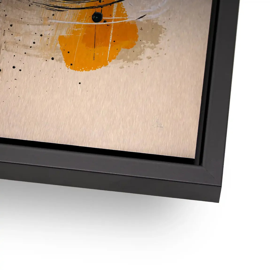 Modern Energie Abstrakt Alu Gebürstet Bild