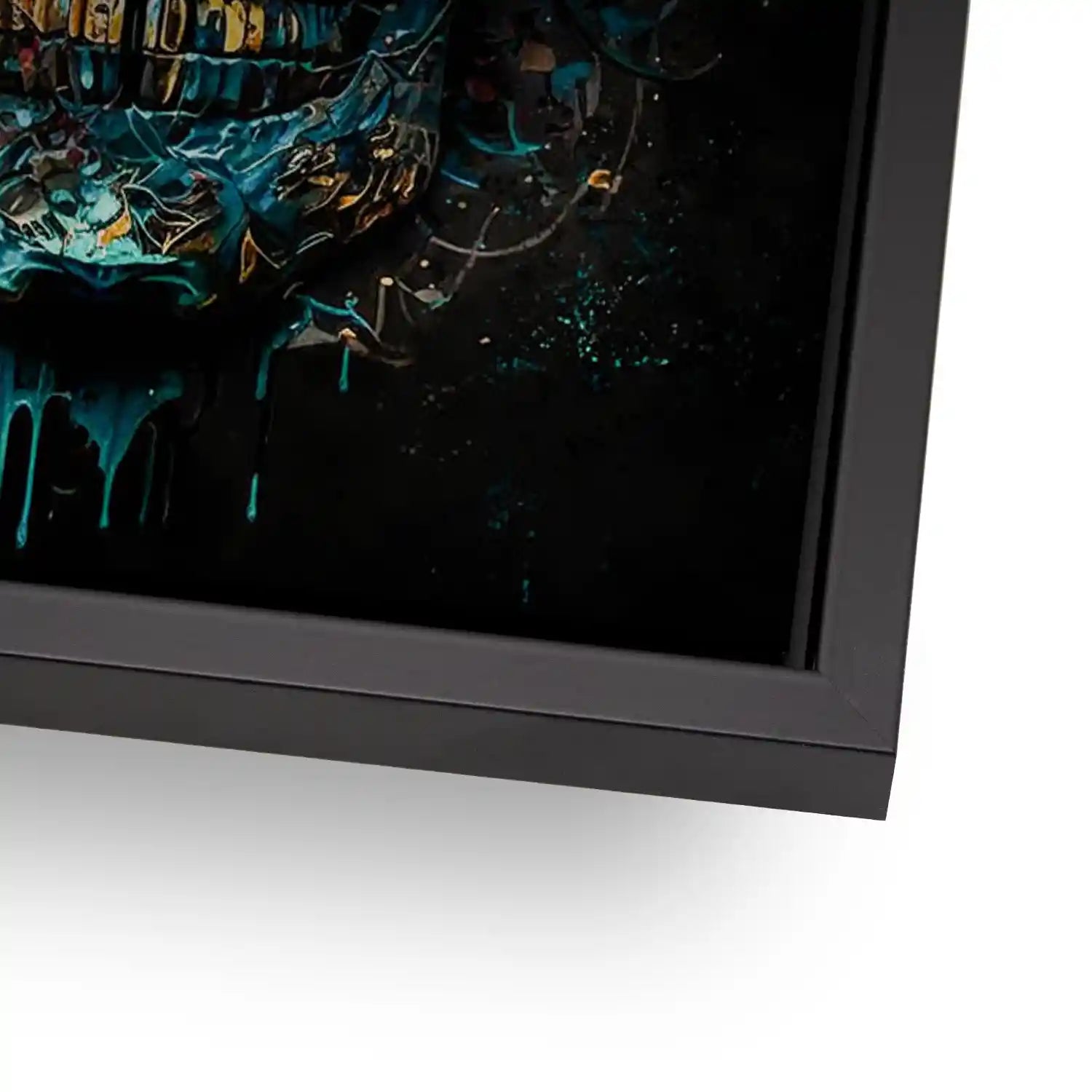 Totenkopf Gold Style Alu Dibond Gebürstet INGALERIE