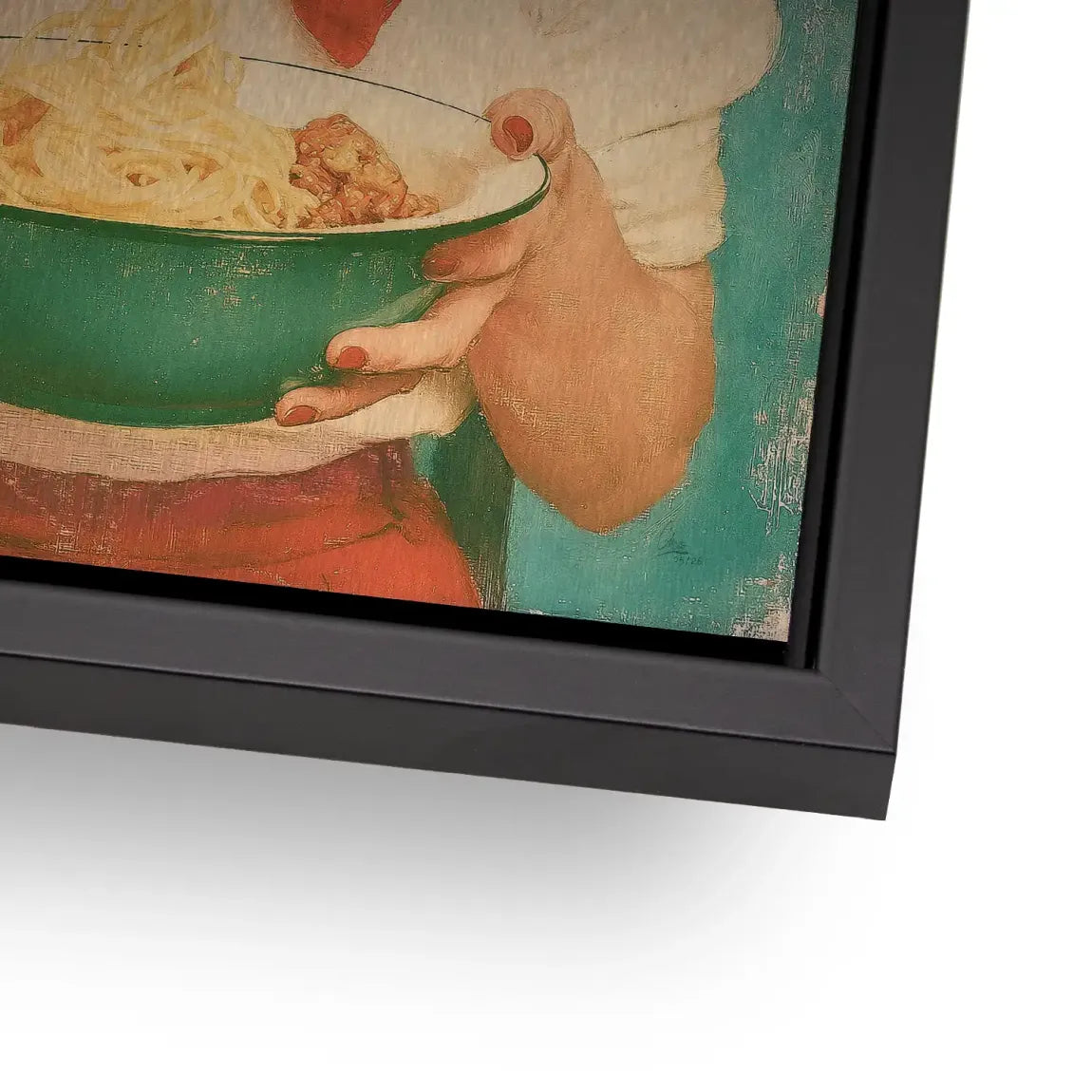 Marilyn Monroe Spaghetti Aluminiumbild gebürstet