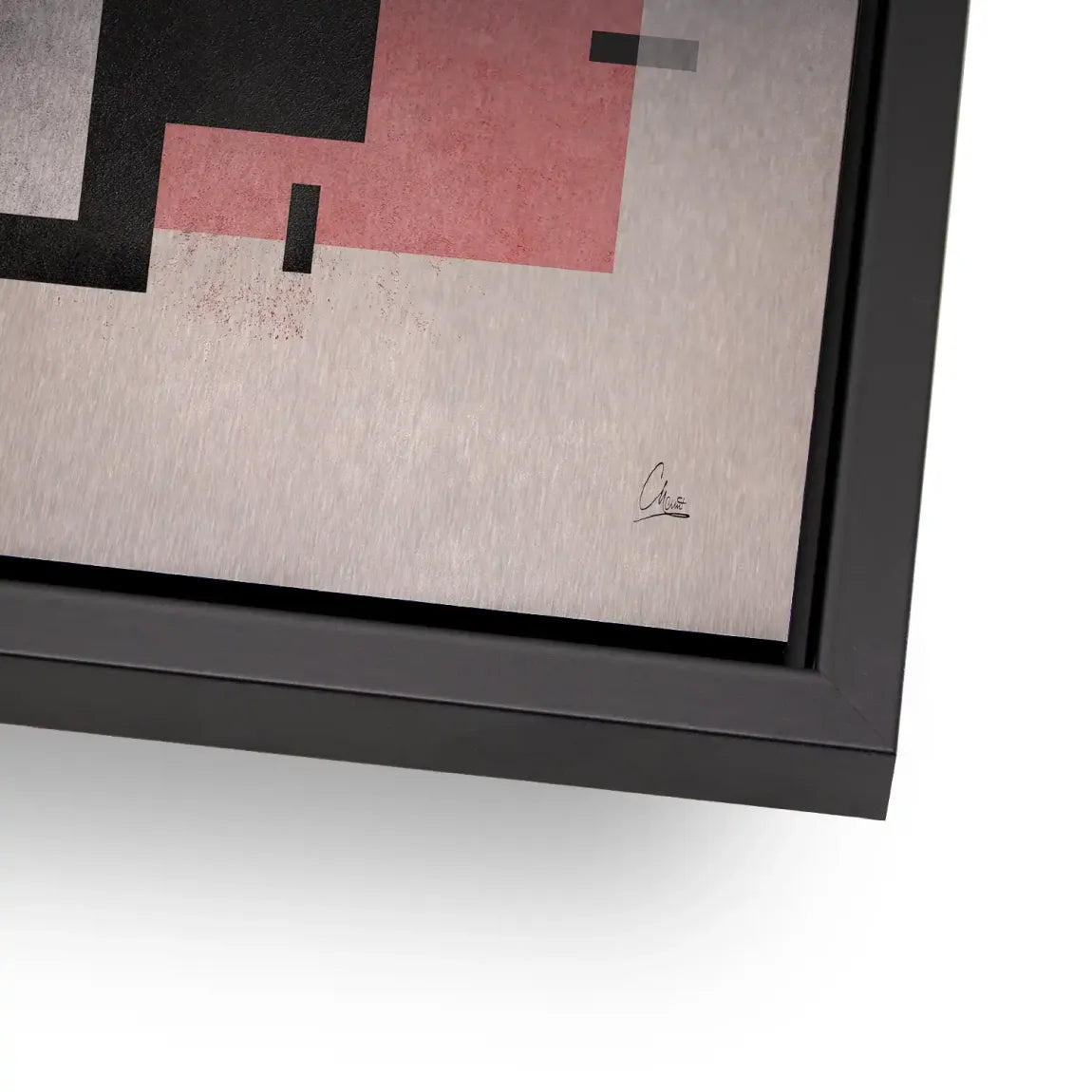 Geometric Aura Alu Gebürstet Bild