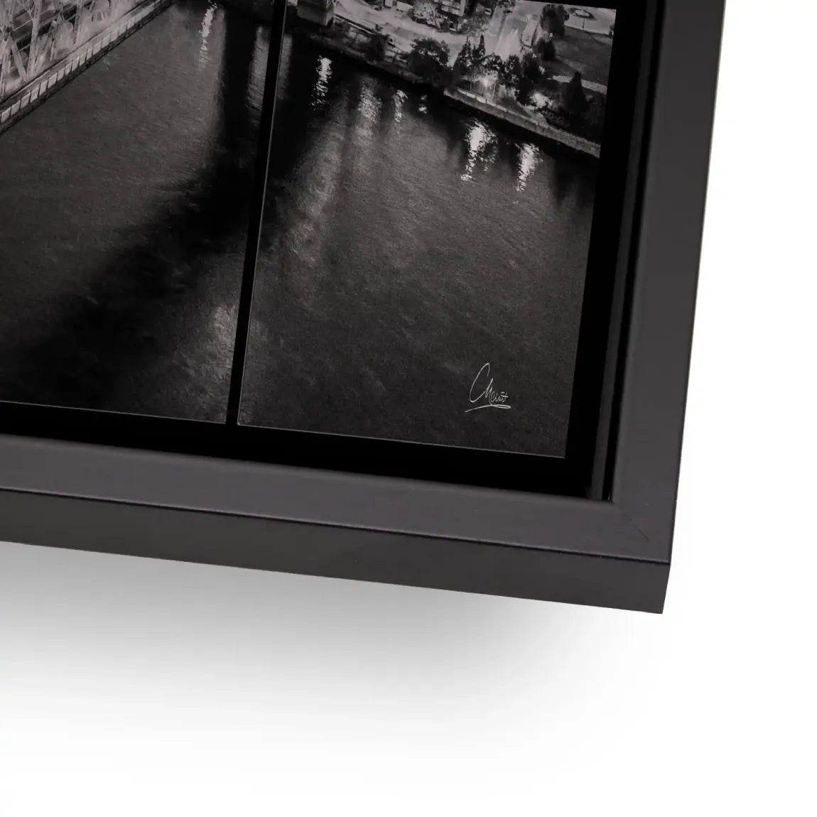 Bridge Lights New York Alu Gebürstet Bild