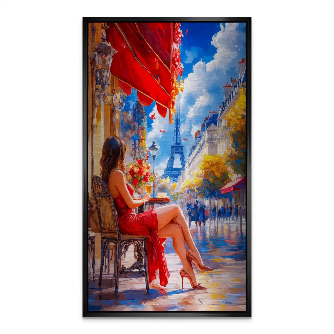Café Rouge à Paris Alu Gebürstet INGALERiE