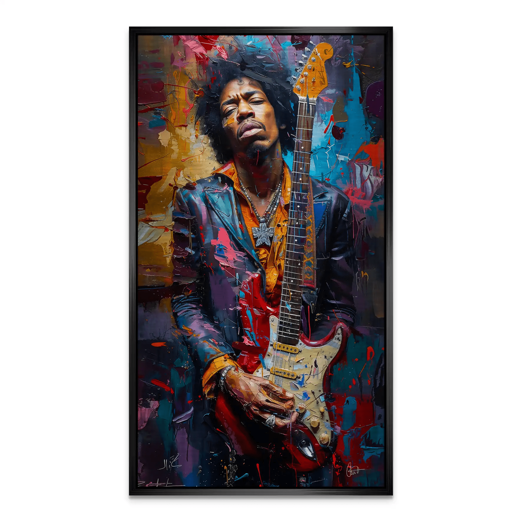 Jimi Abstrakt Color Alu Gebürstet INGALERiE