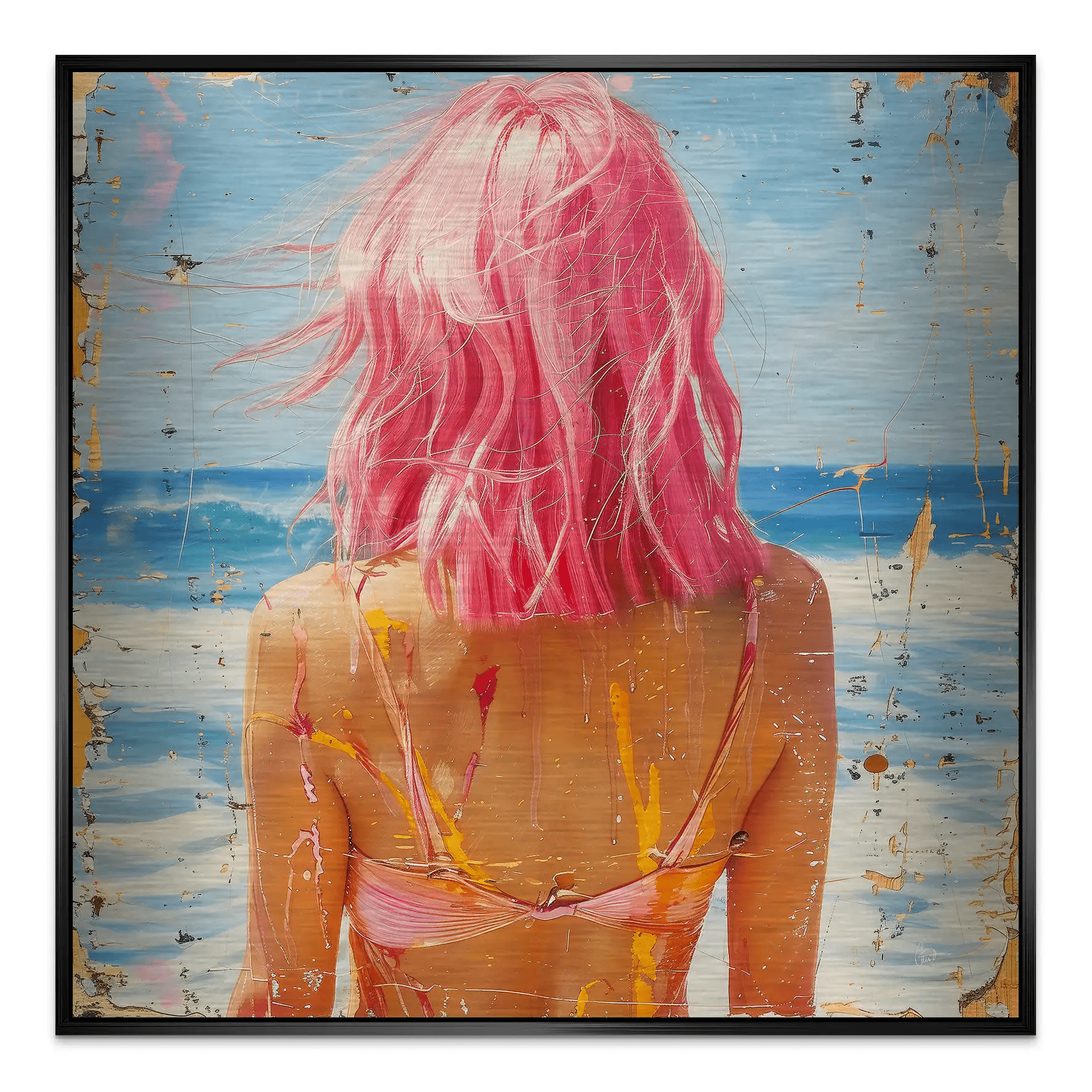 Beach Girl Nr.5 Alu Gebürstet INGALERIE