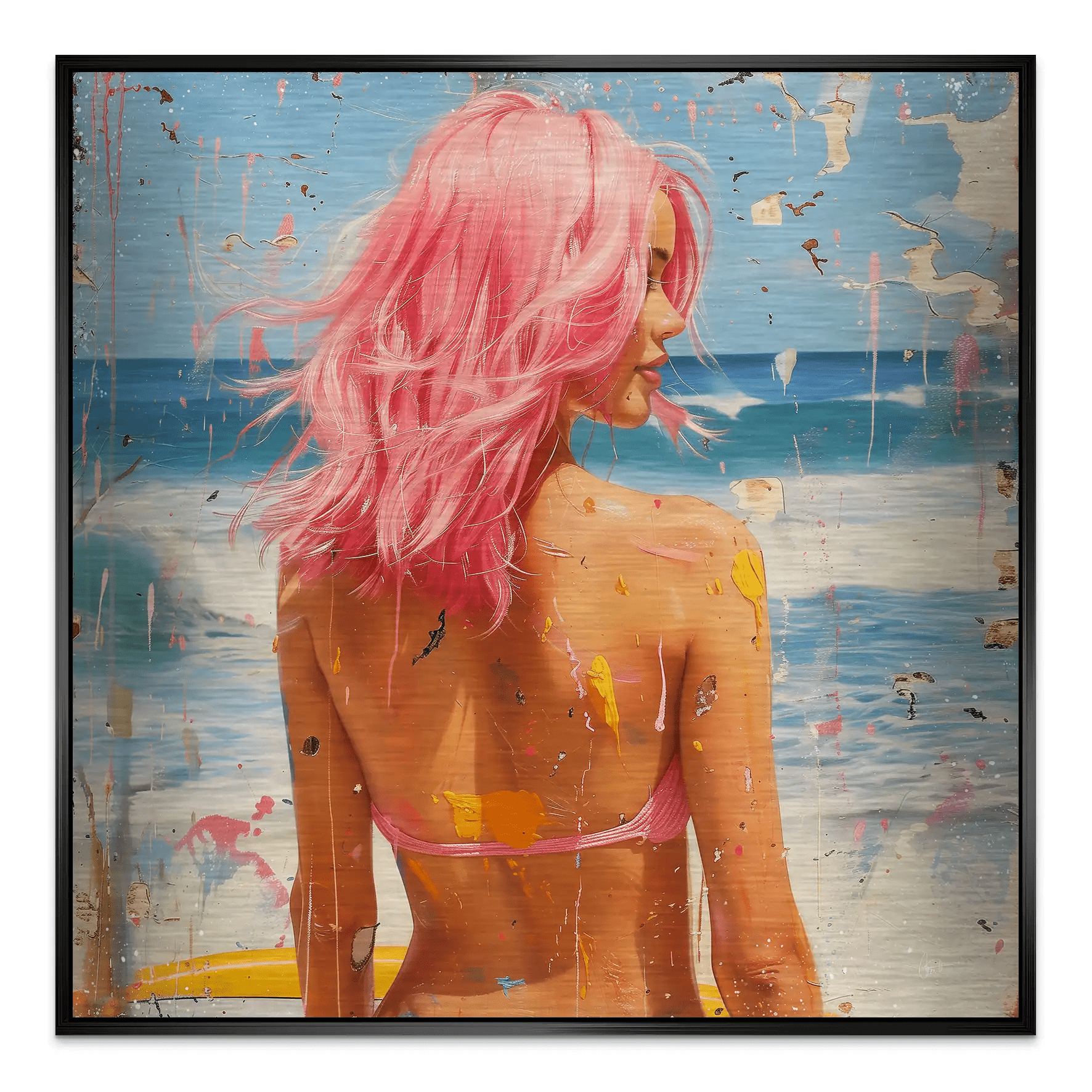 Beach Girl Nr.3 Alu Gebürstet INGALERIE