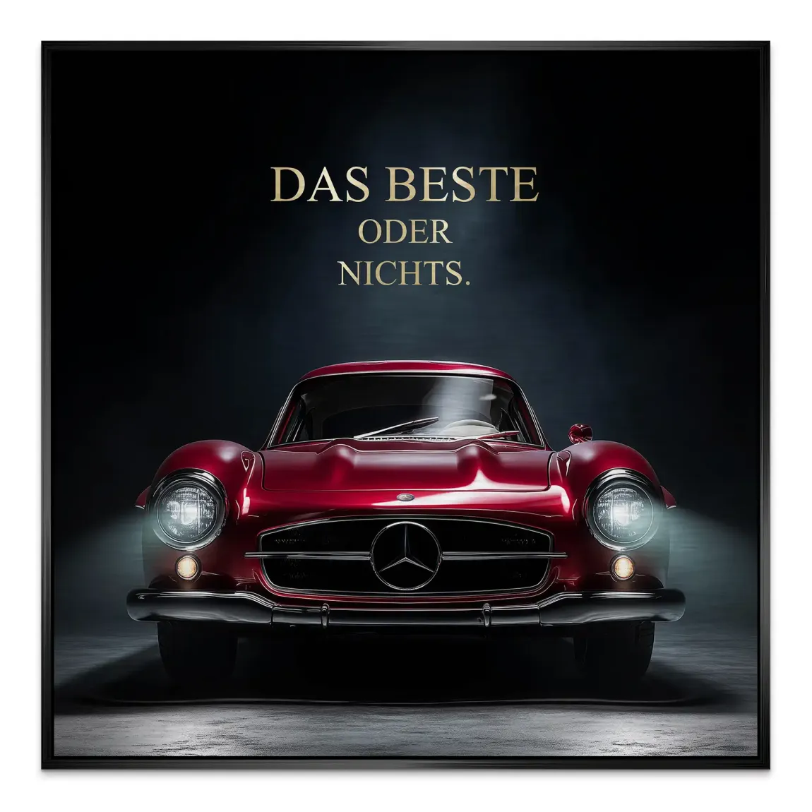 Red Legend Mercedes 300SL Alu Gebürstet Bild