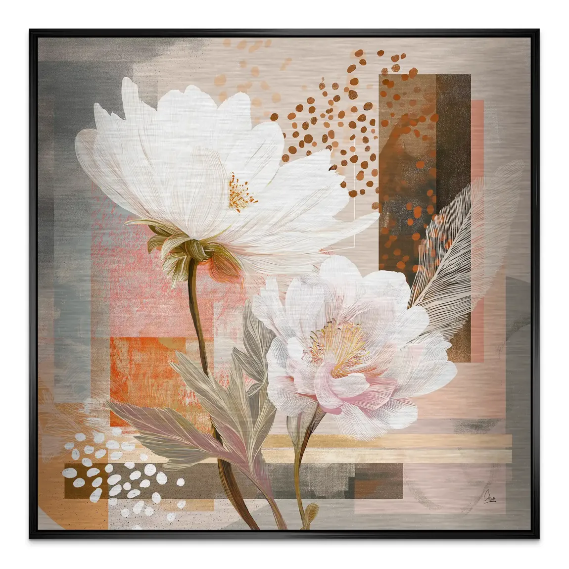 Soft Bloom Alu Gebürstet Bild