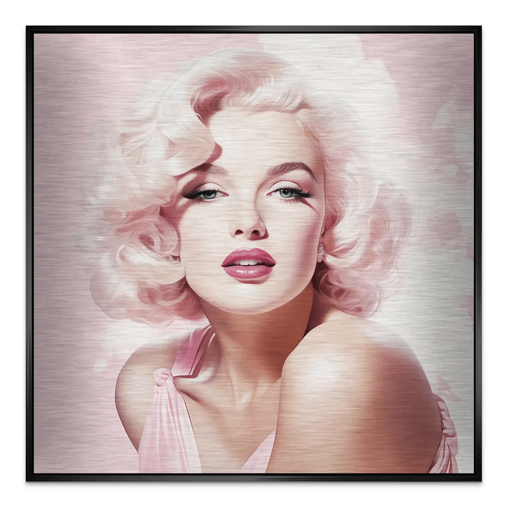 Pink Marilyn Alu Gebürstet INGALERIE