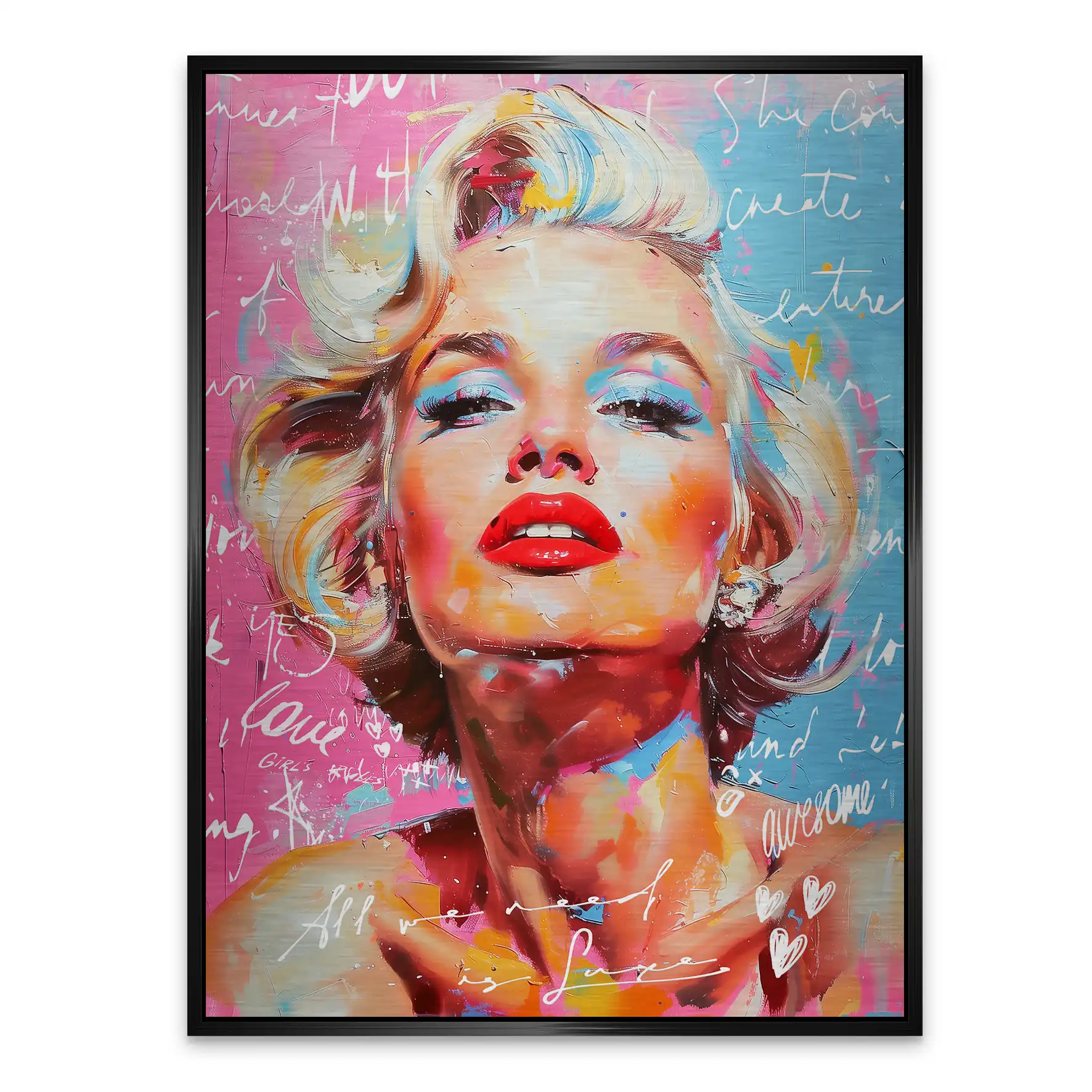 Marilyn Need Luxe Aludibond Gebürstet INGALERIE