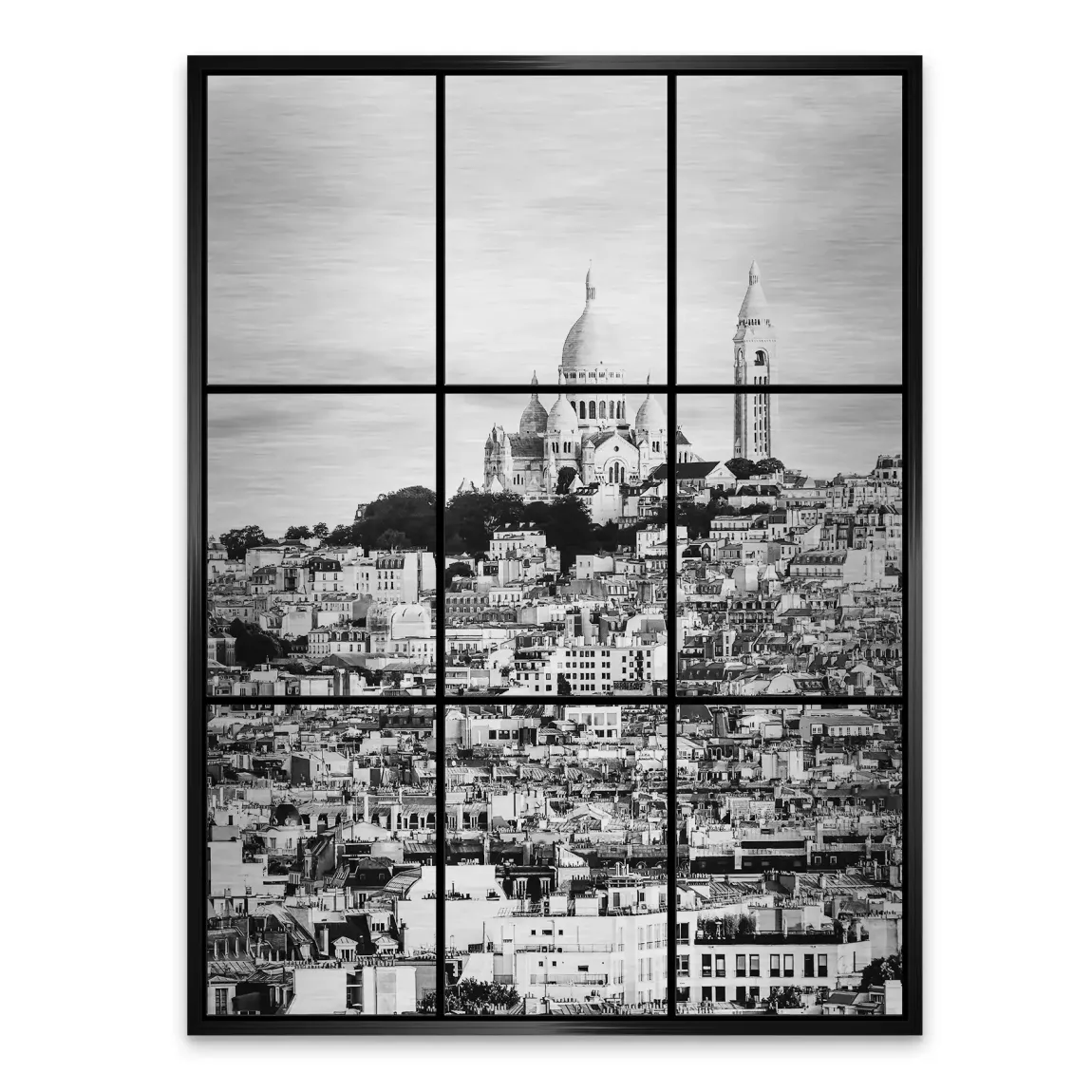 Montmartre Paris Alu Gebürstet Bild