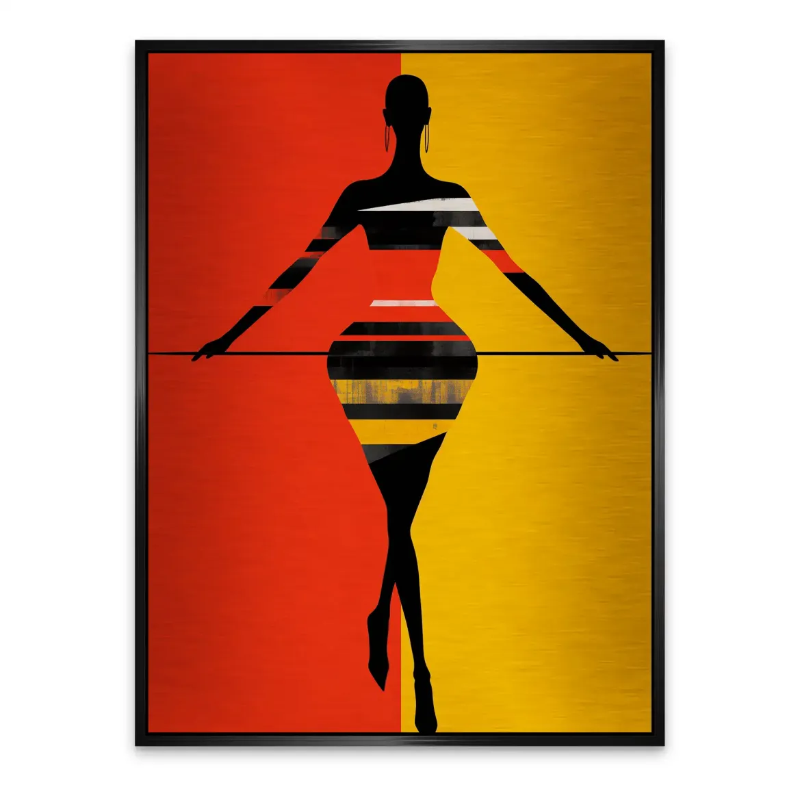 Balance der Elemente Alu Gebürstet Bild INGALERIE