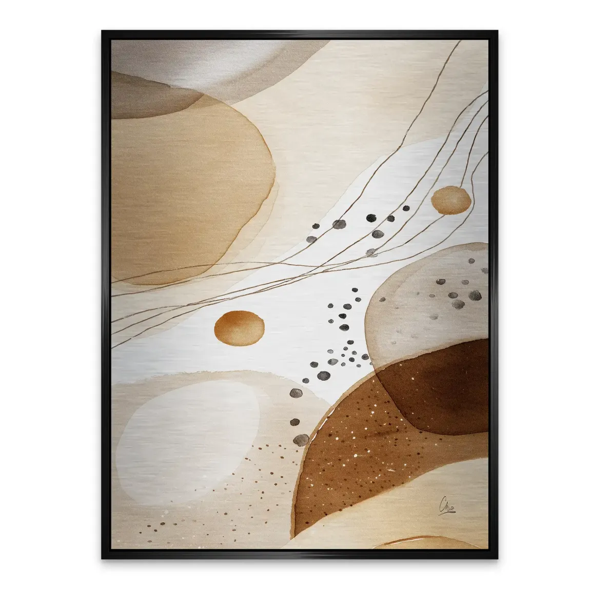 Desert Mirage Alu Gebürstet Bild