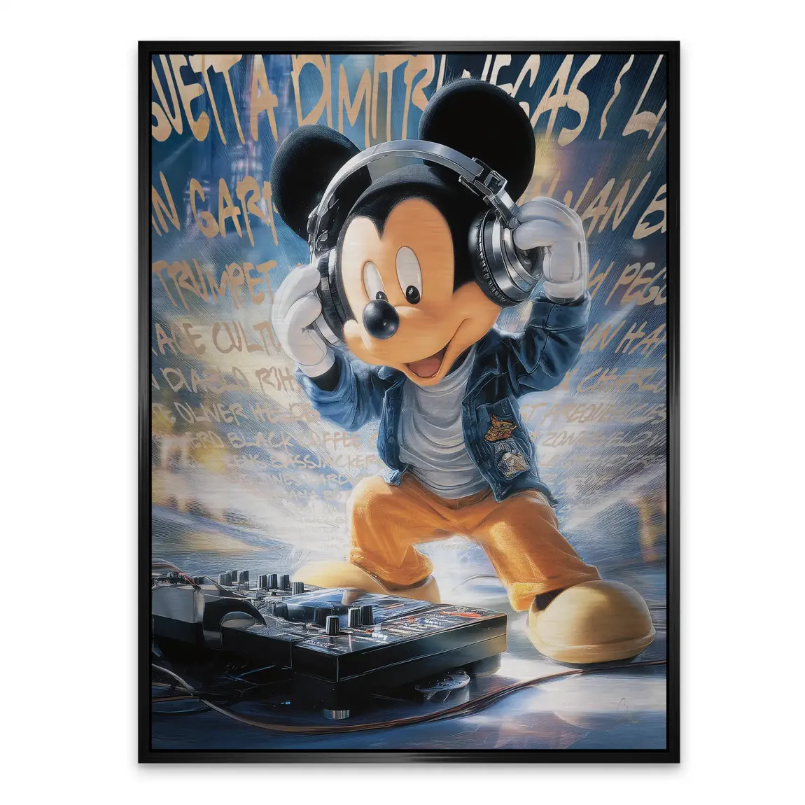Micky Maus Sound of Style Alu Gebürstet Bild