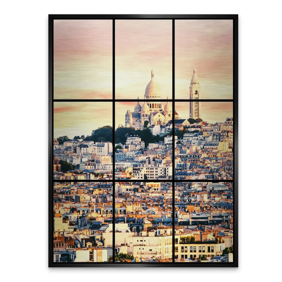 Sunrise Montmartre Paris Alu Gebürstet Bild