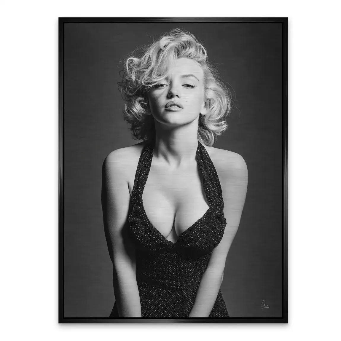 Marilyn Monroe Charm Alu Gebürstet Bild