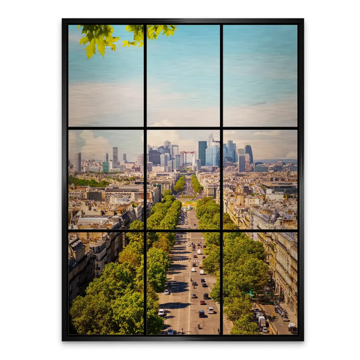 Avenue Lumière Paris Alu Gebürstet Bild