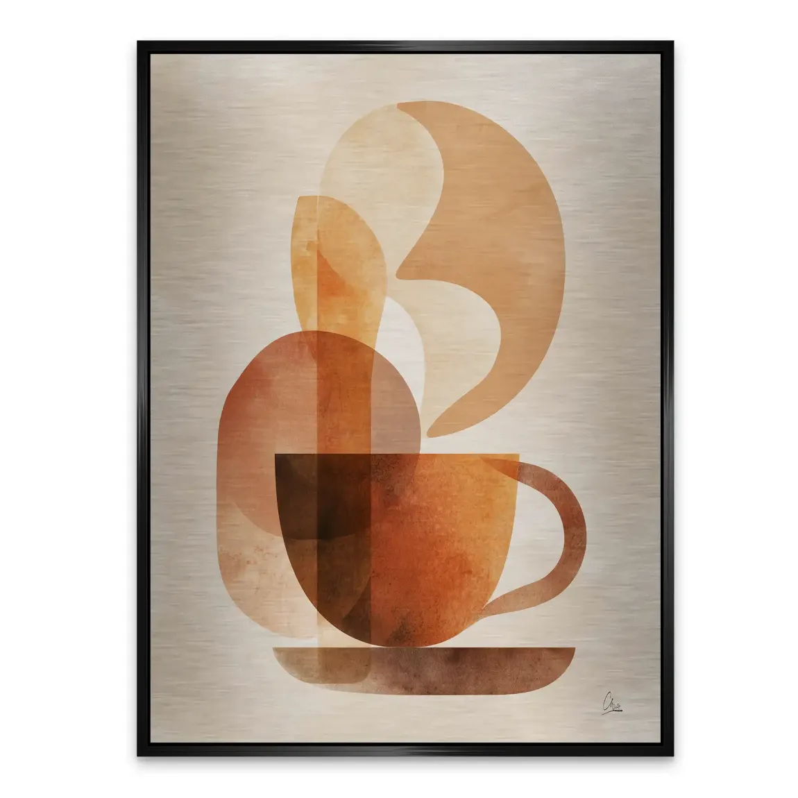 Warm Aroma Alu Gebürstet Bild