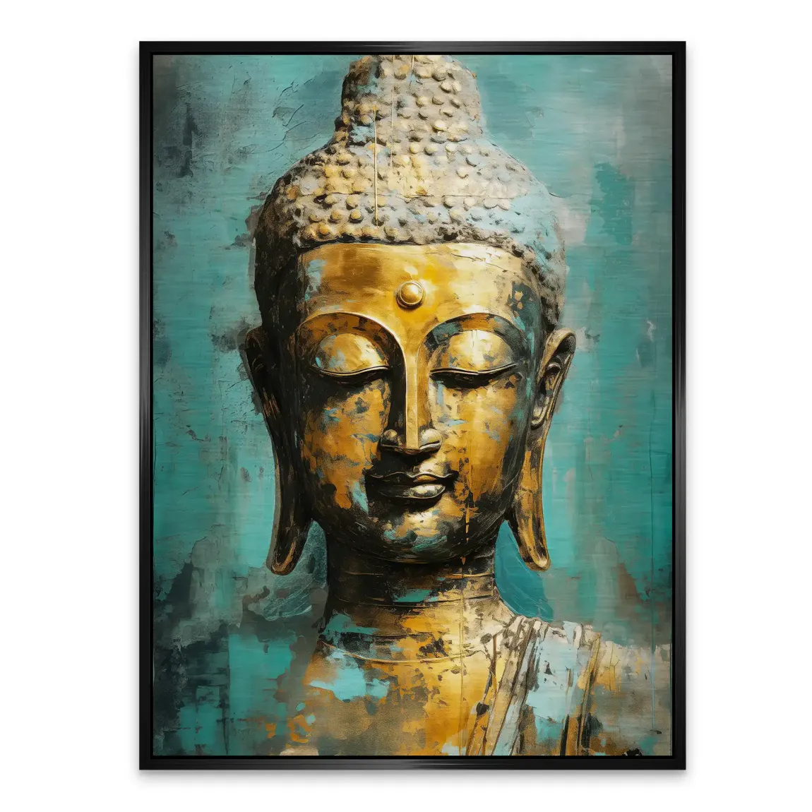 Buddha Essence Aludibond Gebürstet INGALERIE