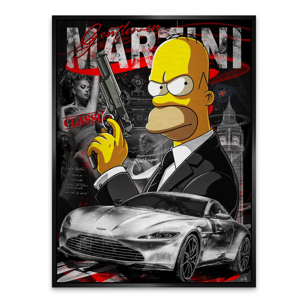 Homer Bond Style Aludibond Gebürstet INGALERIE