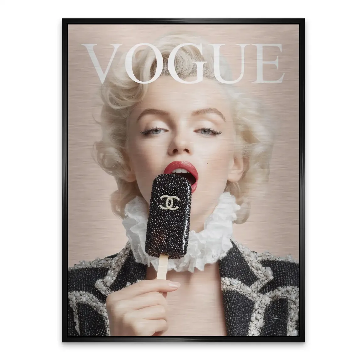 Marilyn Coco Eis Alu Gebürstet Bild